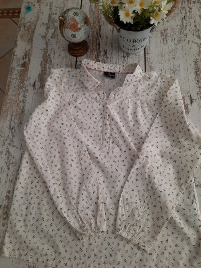 Blouse fleurisergent major 8 ans 128 cm