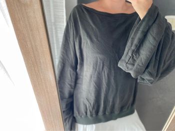 Pull femme manche large