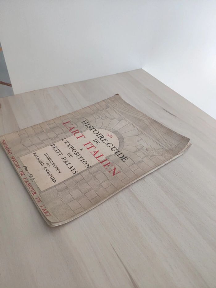 Livre 1935 histoire guide de l'art italien à l'exposition du petit palais spécial amour art - photo numéro 3