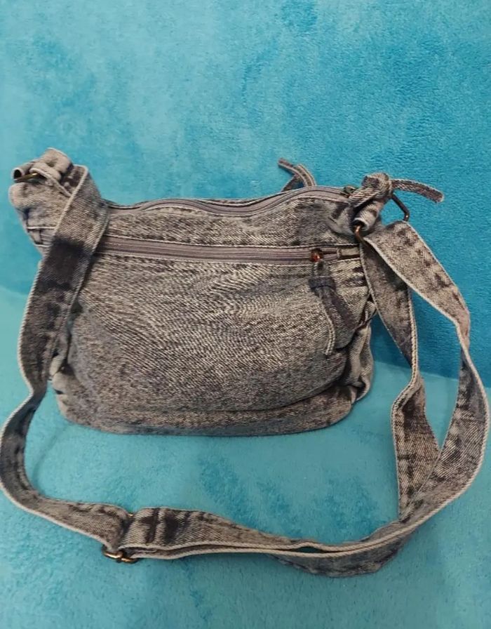 sac en bandoulière en jean - photo numéro 3