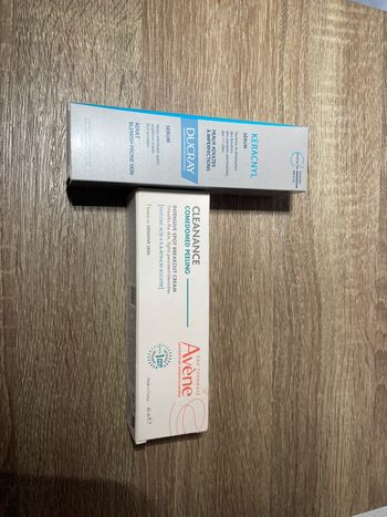 Soin anti-imperfections duo (Ducray Keracnyl Sérum & Avène Cleanance Comedomed)