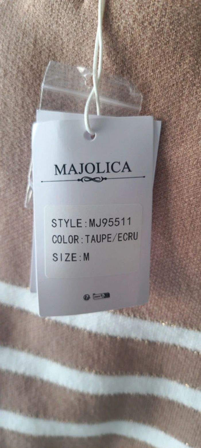 Pull Majolica - Striped Taupe - photo numéro 3