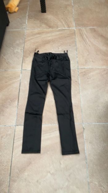 Pantalon noir effet satin 11 ans (n°16)