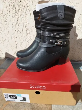 Bottines noires femme neuves 36