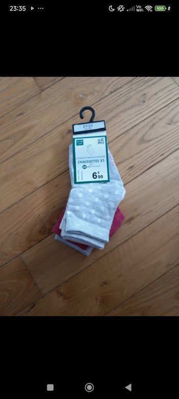 🧦 Lot de chaussettes fille – Gémo 🧦