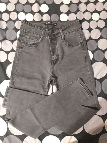 Jean slim noir gris anthracite G-smack XS
