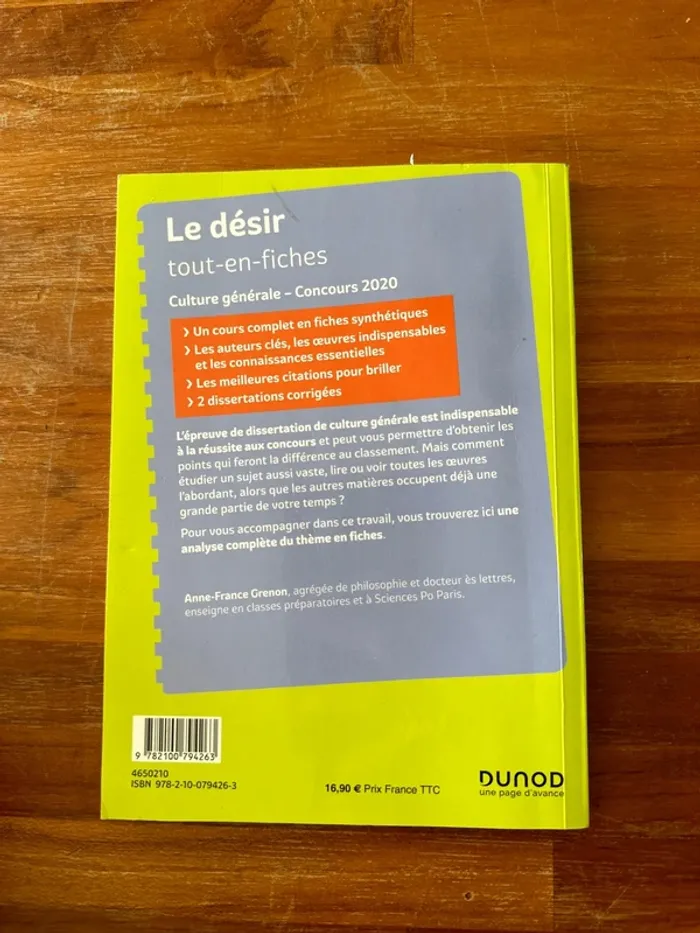 Livre le désir tout en fiche - photo numéro 3