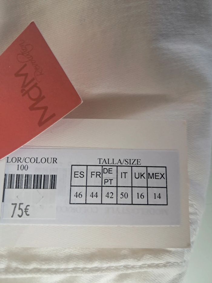 Md'M jean été blanc T.42 neuf - photo numéro 9