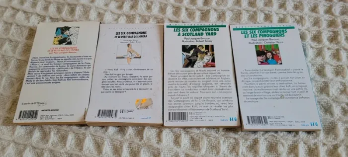 Lot 4 livres six compagnons - photo numéro 3