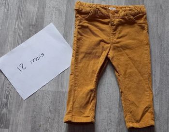 Pantalon moutarde 12 mois