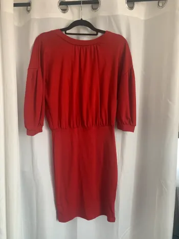 robe manche longue rouge 💃