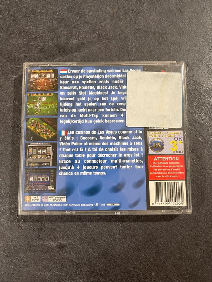 Jeux vidéos PS1 Vegas Casino - photo numéro 2