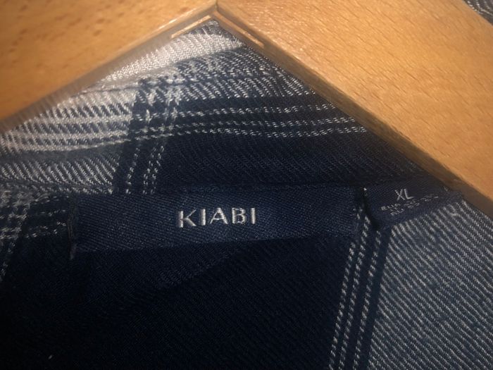 #chemise #kiabi #xl #broderies #perles #carreaux - photo numéro 3