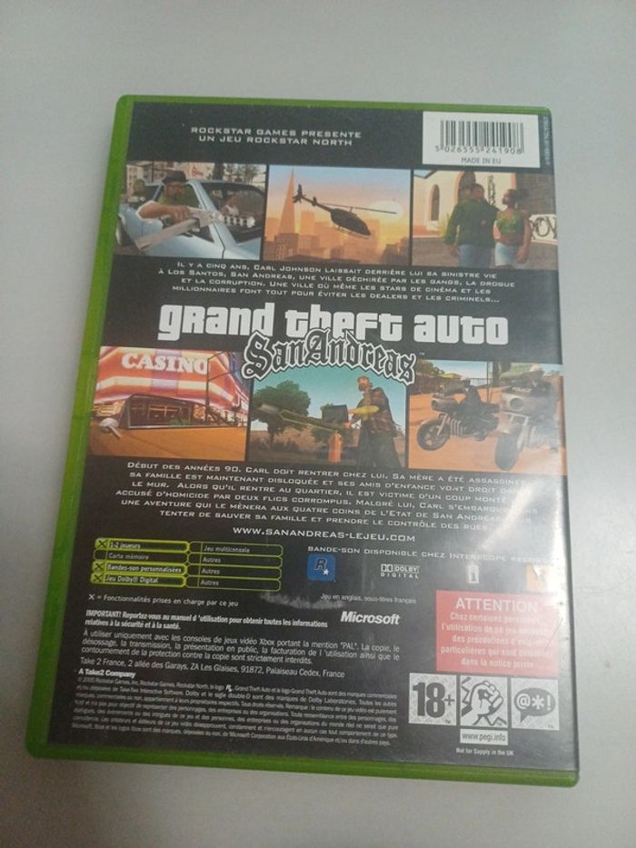 GTA San Andreas Xbox - photo numéro 3