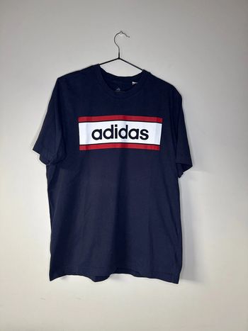 👕 TEE-shirt homme - adidas - très bon état - bleu marine- taille M
