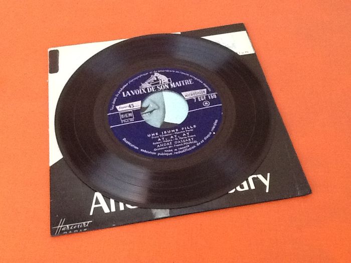 Vinyle 45 tours André Dassary Paris at night (1955) - photo numéro 4