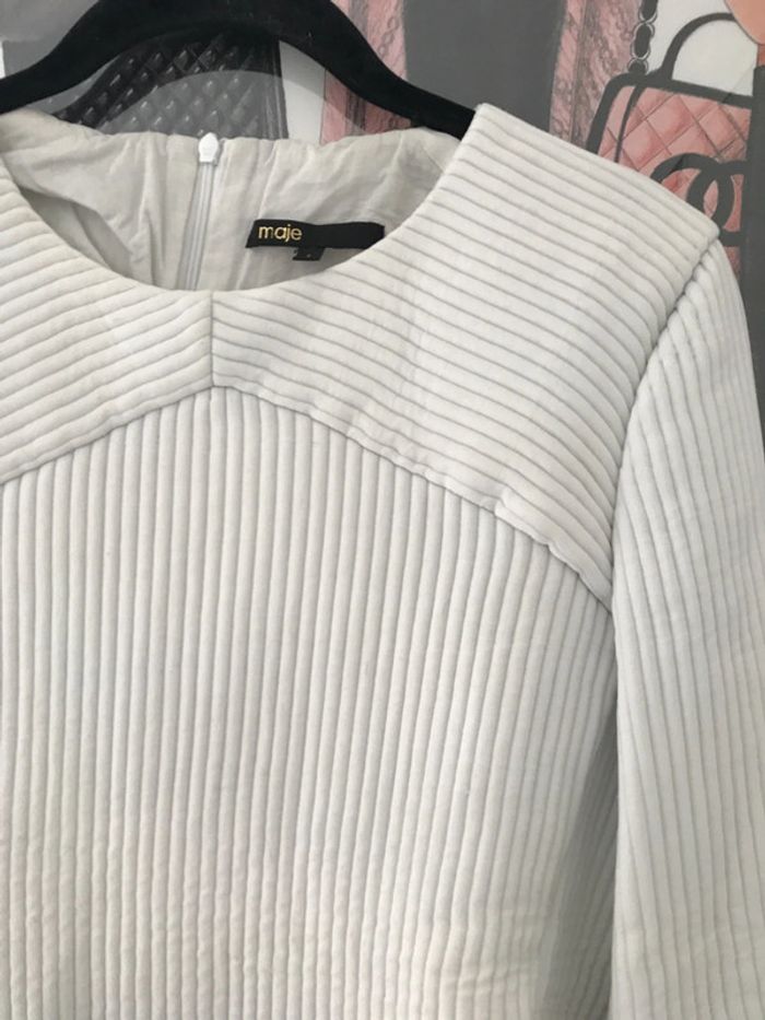 Sweat-shirt structuré Maje 36 - photo numéro 3