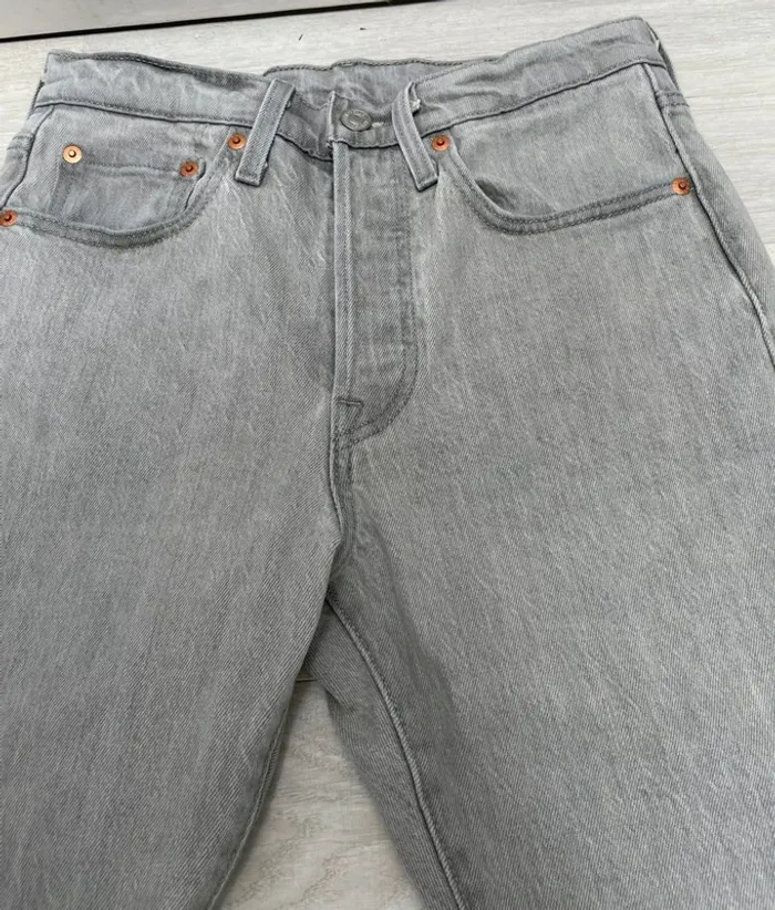 Jeans Grey Levi's 501 Skinny Women's US W26 x L28 - photo numéro 8