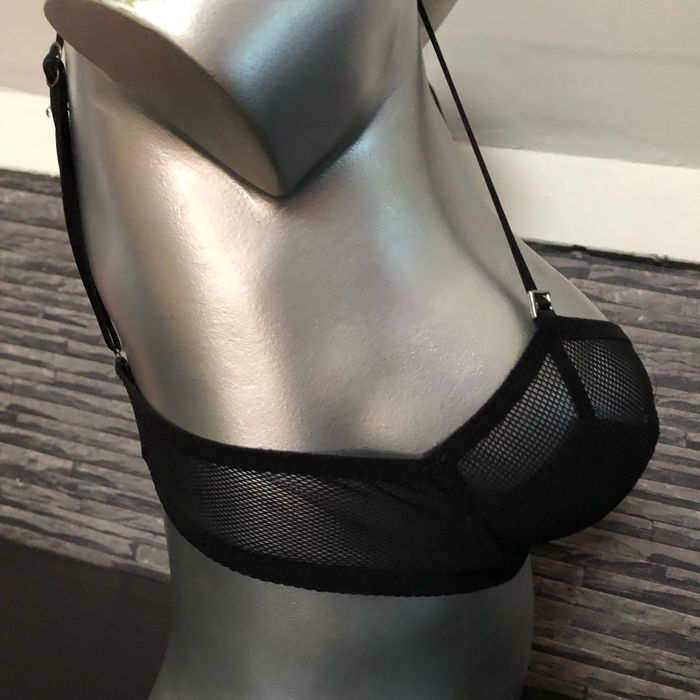 Soutien gorge noir résille 85 B Dim - photo numéro 5