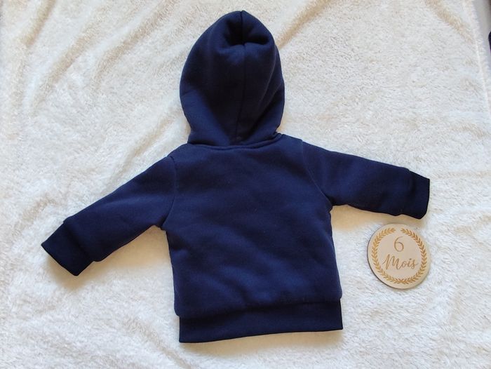 Veste polaire marine, , mot d'enfants, 6 mois, garçon 👣 - photo numéro 3