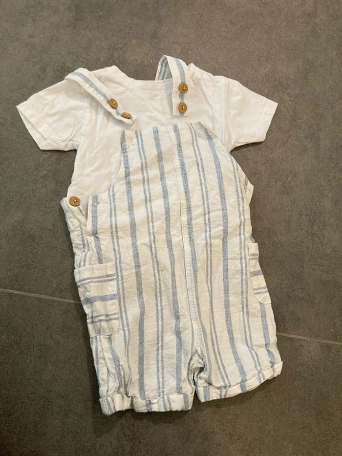 Ensemble salopette t shirt