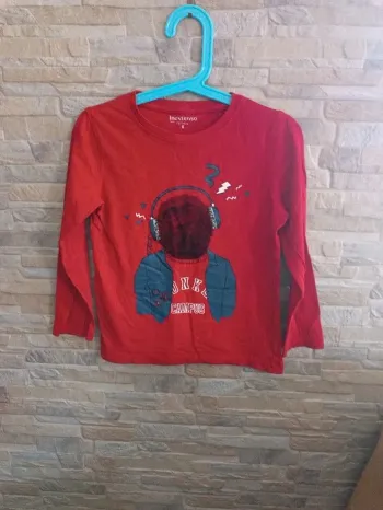 T-shirt rouge In Extenso 6A