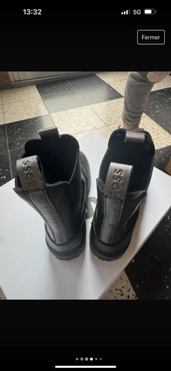 Bottine en cuir Hugo boss - photo numéro 4