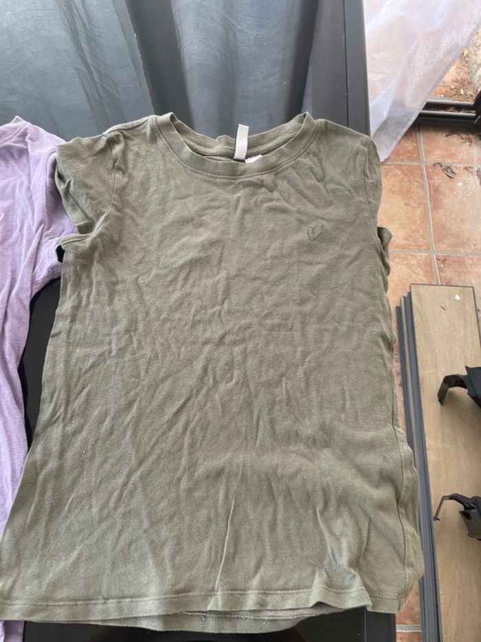 Lots de deux T-shirts H&M en taille XS - photo numéro 3