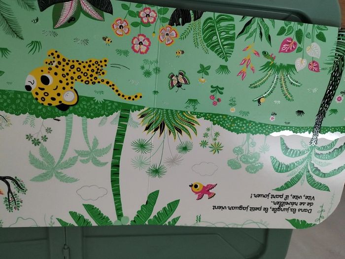 Livre collection bébé nathan- regarde dans la jungle - photo numéro 2