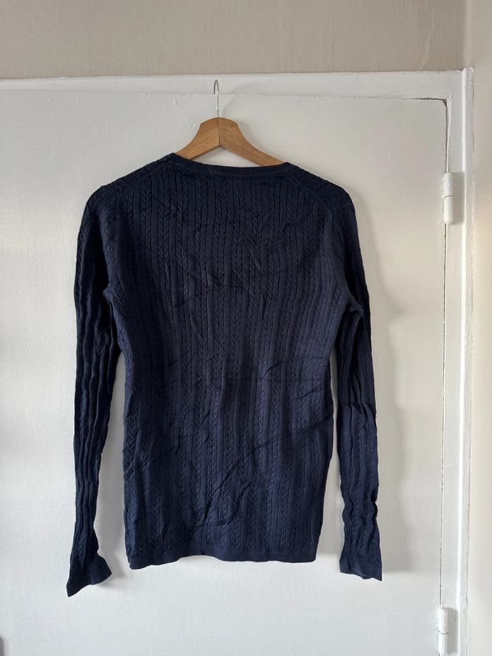 Pull col rond bleu marine Tommy Hilfiger Femme – Taille M – Très bon état - photo numéro 4