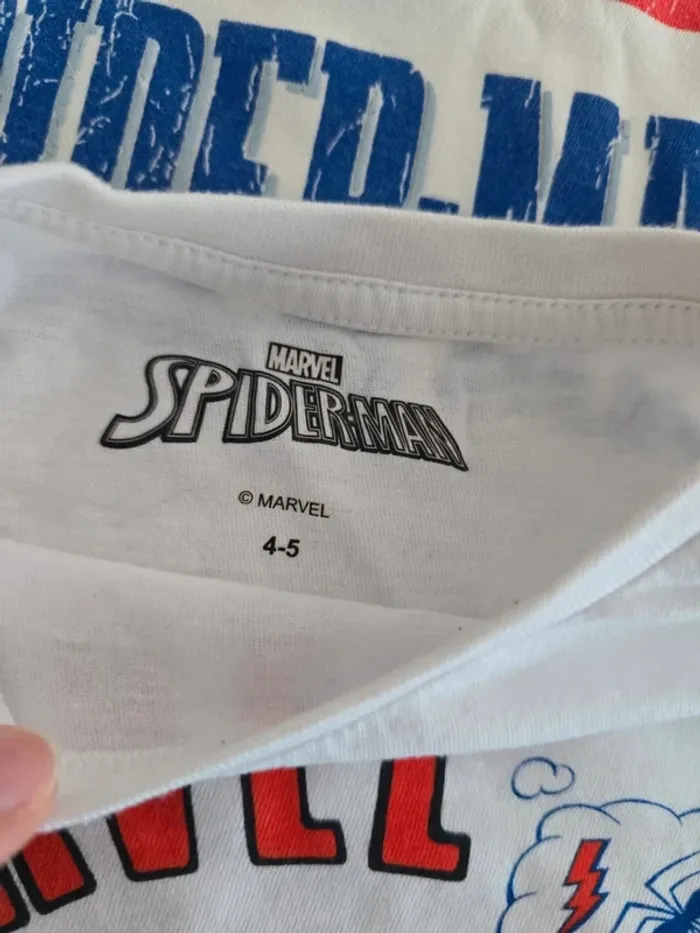 Lot de 2 tee shirt manches longues spiderman - photo numéro 3