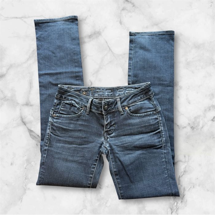 Jean slim bleu marine G-star taille 36 S - photo numéro 2