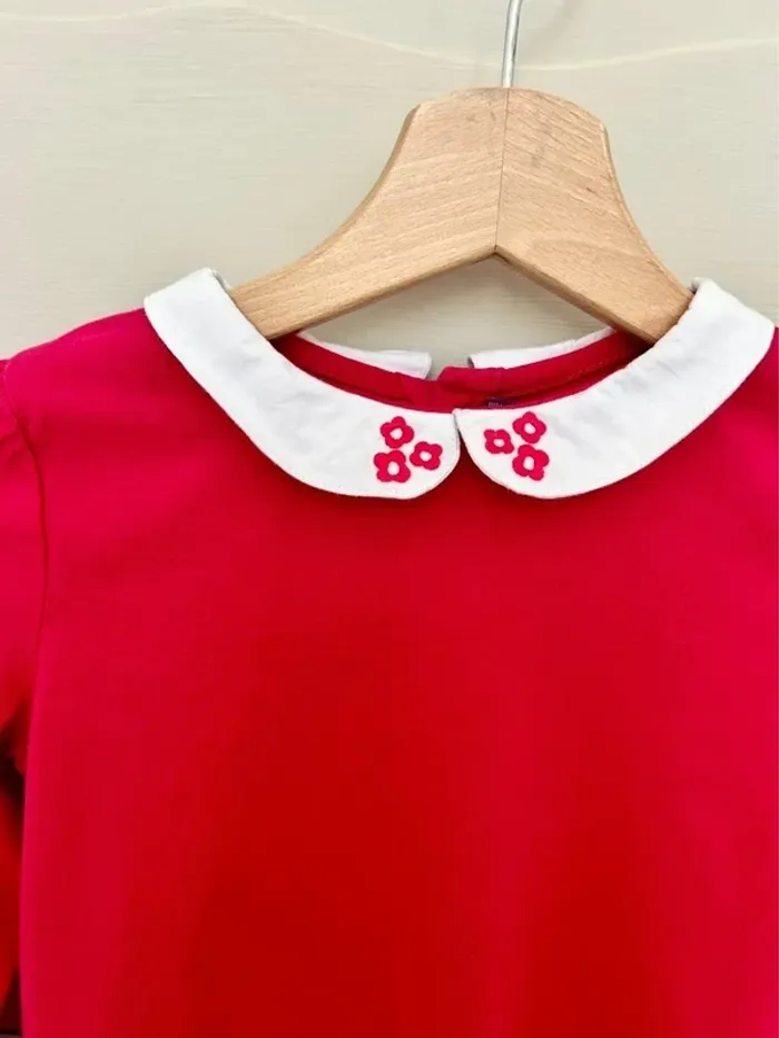 Très beau petit haut , blouse col Claudine Sergent major taille 9 ans - photo numéro 4