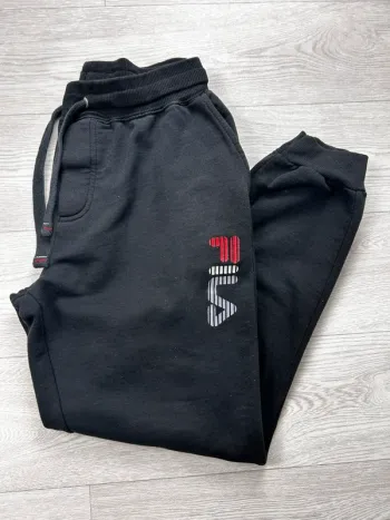 Jogging Fila noir homme L logo brodé confort casual sport