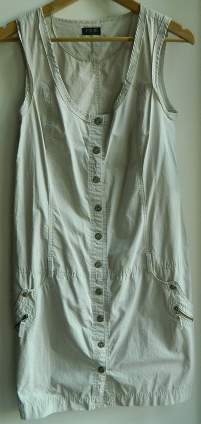 Robe  d'été T S "Fleur de sel"