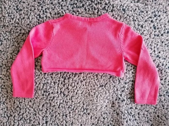 Gilet bolero fille taille 9 mois - photo numéro 2