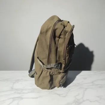 Sac à dos style militaire vert kaki neuf multifonction