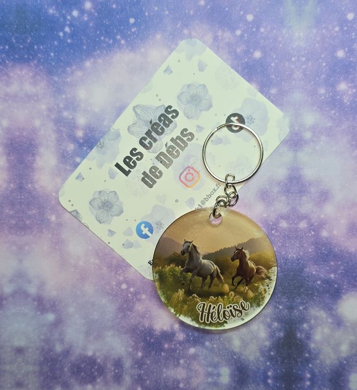 Porte-clé transparent personnalisé ✨️ - photo numéro 3