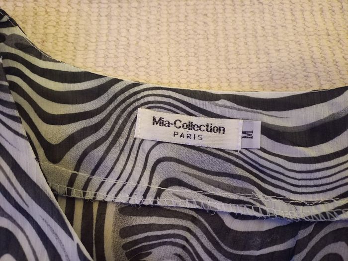 Robe d’été légère noire & blanche MIA Collection – Taille M - photo numéro 3