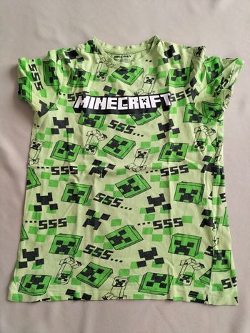 💚 T-shirt manches courtes Minecraft - 12/13 ans (158cm) - Primark - En bon état 💚