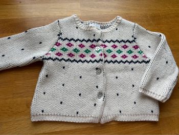 Beau gilet Natalys 6 mois fille