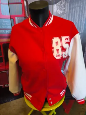 84931 veste rouge à pression femme XXS