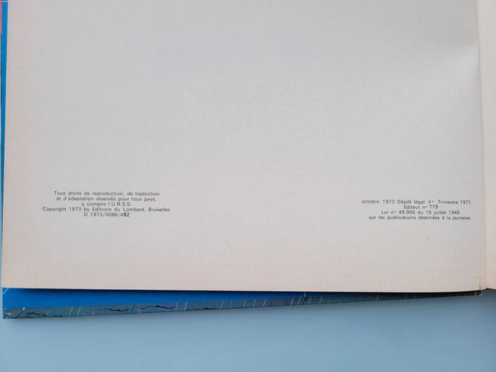 EO d'octobre 1973, Ric Hochet, Épitaphe pour Ric Hochet, editions dargaud - photo numéro 4