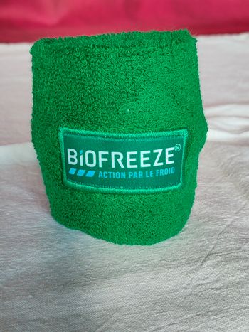 Poignet éponge biofreeze neuf 