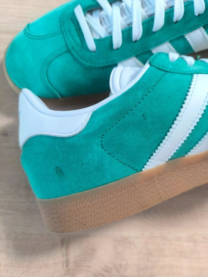 Baskets adidas gazelle court green gum verte et marron pointure 43 très bon état - photo numéro 14