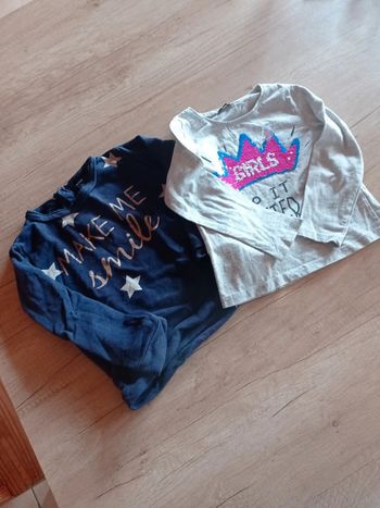 Lot tee-shirts manches longues