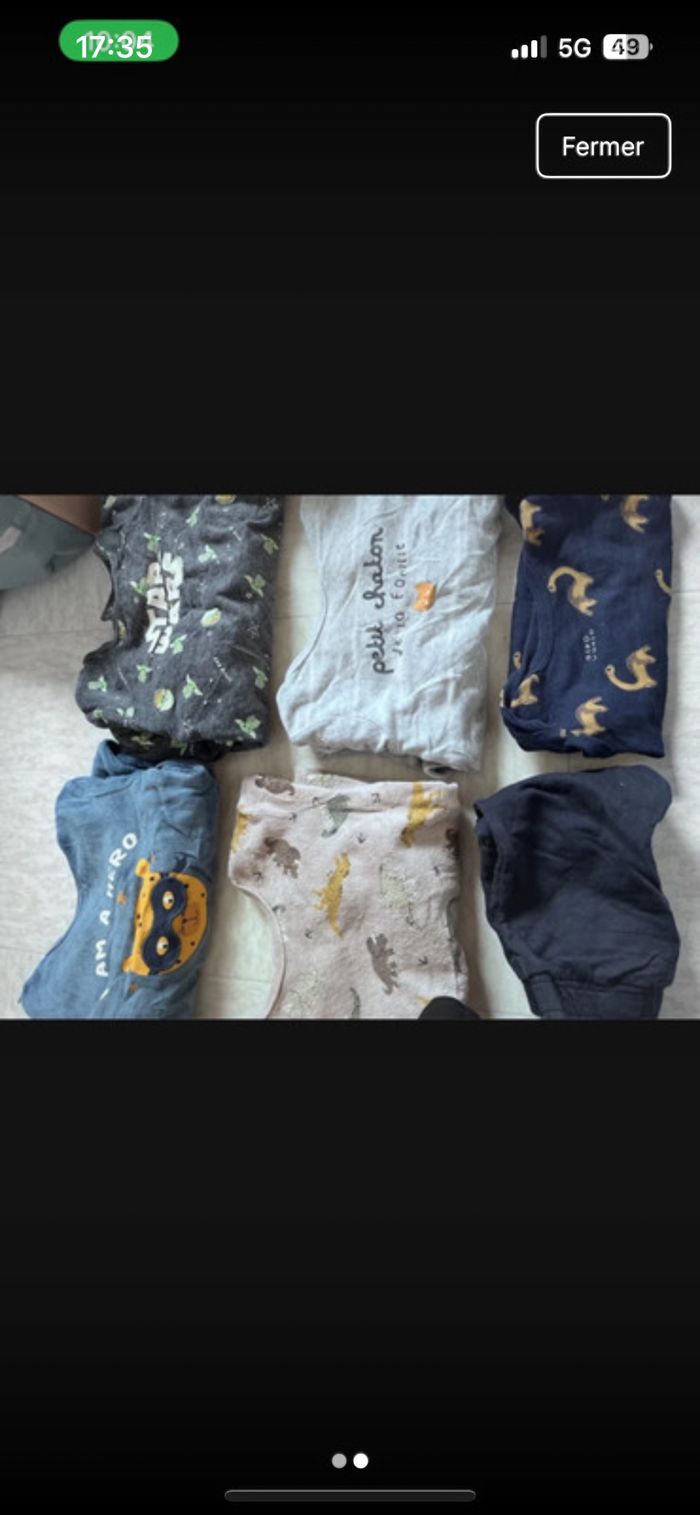 Lot vêtements bebe garçon du 3 au 18 mois - photo numéro 4