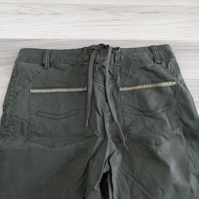 Pantacourt femme kaki Alain Manioukan taille 38 - photo numéro 9