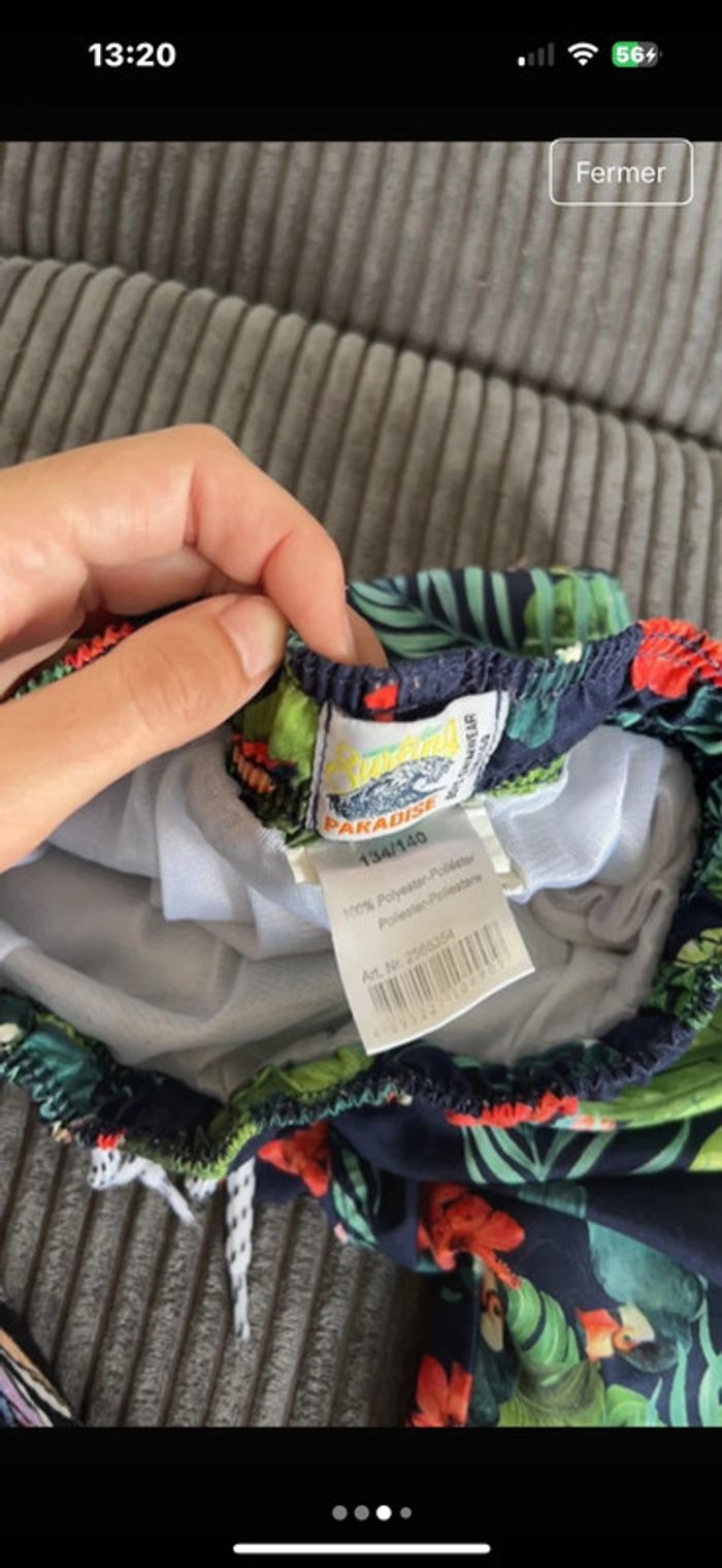 Short de bain Sunfing - Taille 10 - 2€ - photo numéro 3