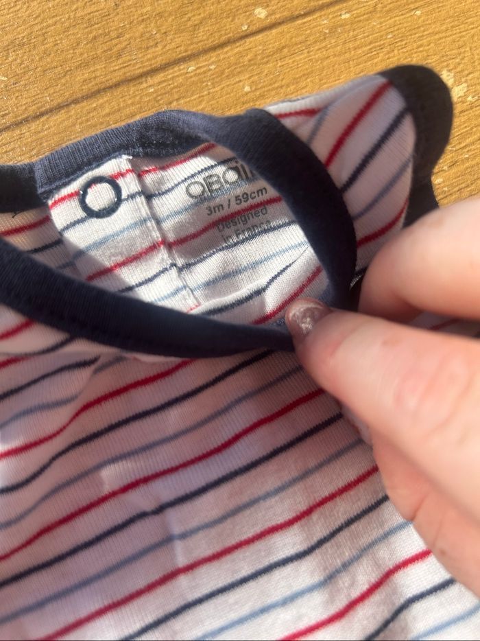 Lots de 3 bodies obaibi - photo numéro 3